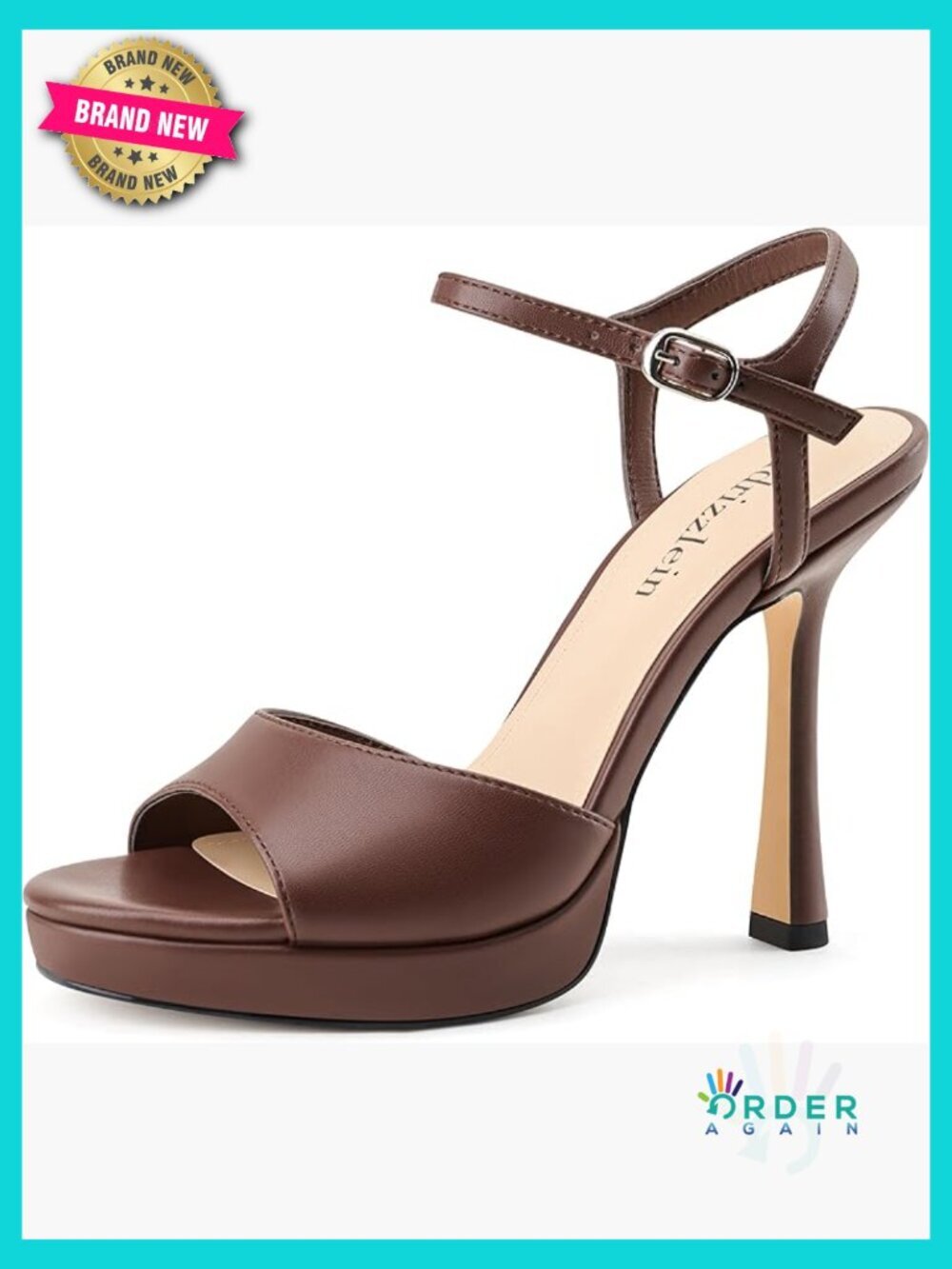 Platform Stiletto Heels Open Toe Strappy Sandals Ankle Strap Sexy Dress Wedding